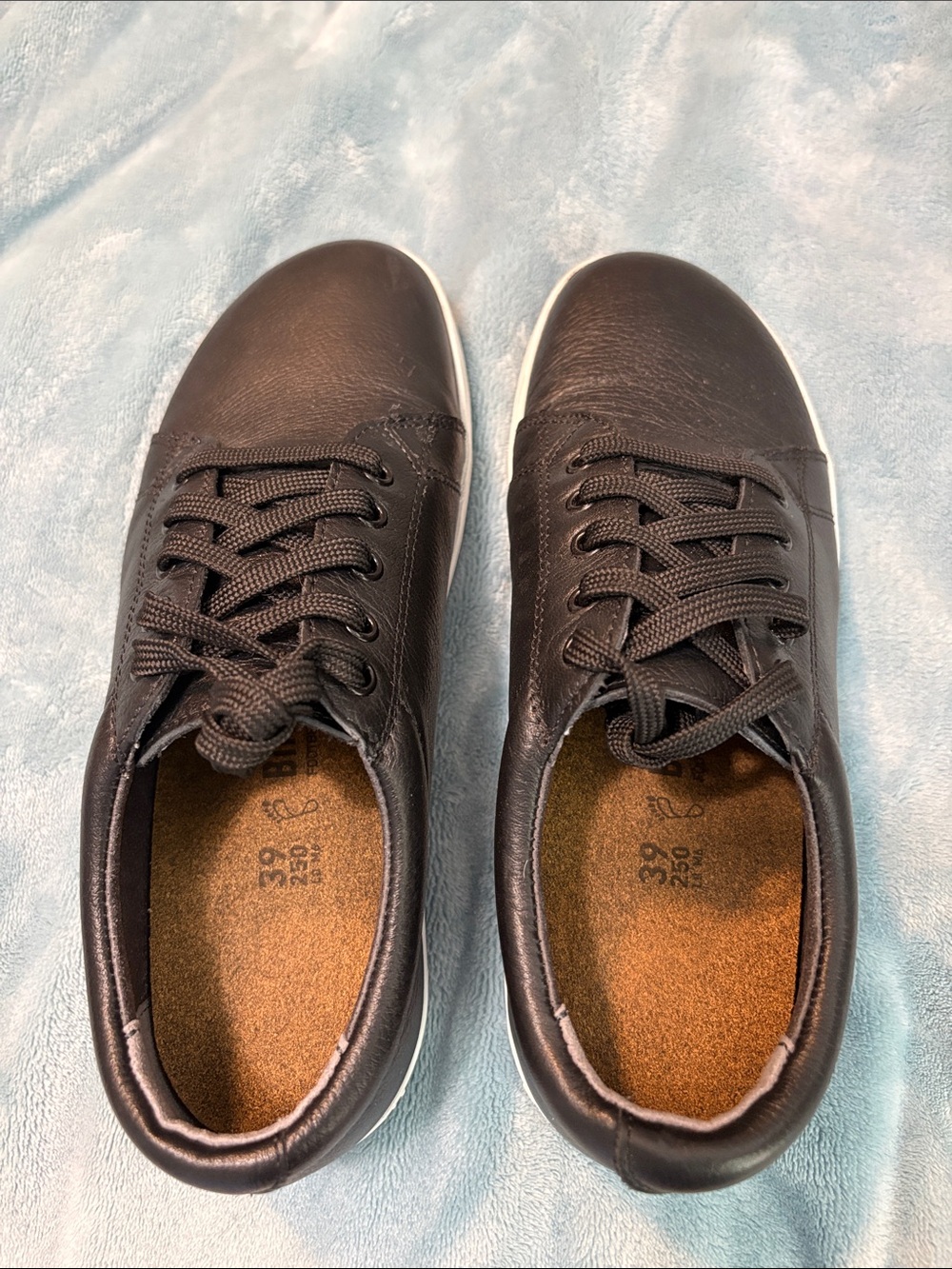 Birkenstock QO 500 Black Leather Lace Up Professional Work Shoes EU 39 - Picture 5 of 6